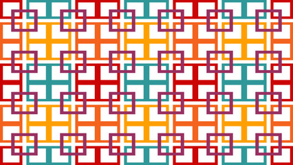 Seamless Repeatable Abstract Geometric Pattern Vector Illustration.