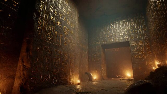 Civilization encoded secrets into stone walls beneath the earth. Reflections ripple across ancient inscriptions. Civilization built this sanctuary to withstand time&rsquo;s erosion.