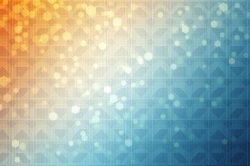 Abstract geometric pattern, orange and blue, digital backdrop with copy space