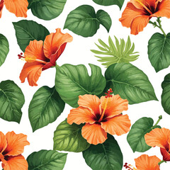 Fototapeta premium seamless pattern with flowers