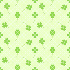 seamless pattern with green leaves