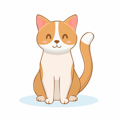 Fototapeta premium illustration of a cat