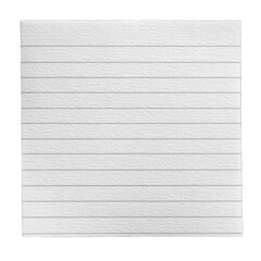 Blank lined page of paper