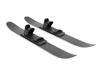 Pair of Water Skis isolated on transparent baackground
