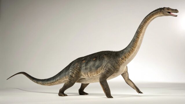Elasmosaurus on studio background