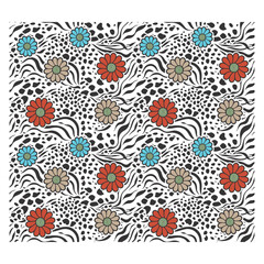 bedsheet design digital art use hand work and digital printing