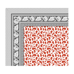 bedsheet design digital art use hand work and digital printing
