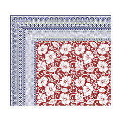 bedsheet design digital art use hand work and digital printing