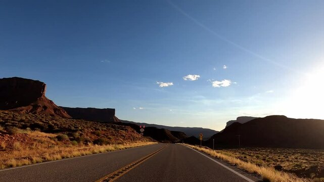 Utah Driving 2101 Moab Red Rock Desert