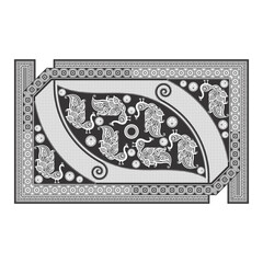 bedsheet design digital art use hand work and digital printing
