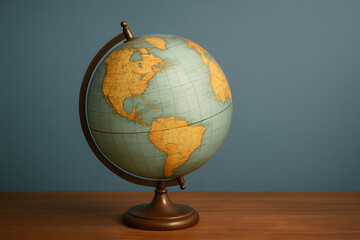 globe on the table