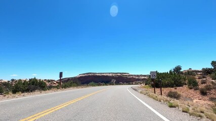Utah Driving 1802 Canyonland National Park