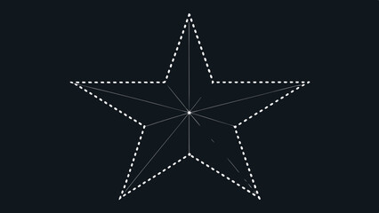 Star vector icon 