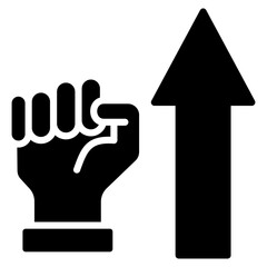 Motivation glyph icon