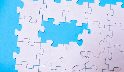 Puzzle with a missing piece