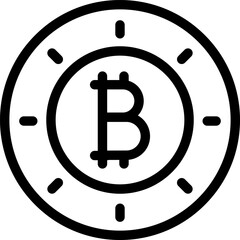 bitcoin illustration on a white background       