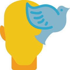 calm-2 illustration on a white background        