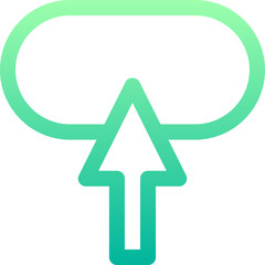 click illustration on a white background       
