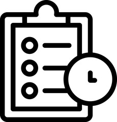 clipboard illustration on a white background       