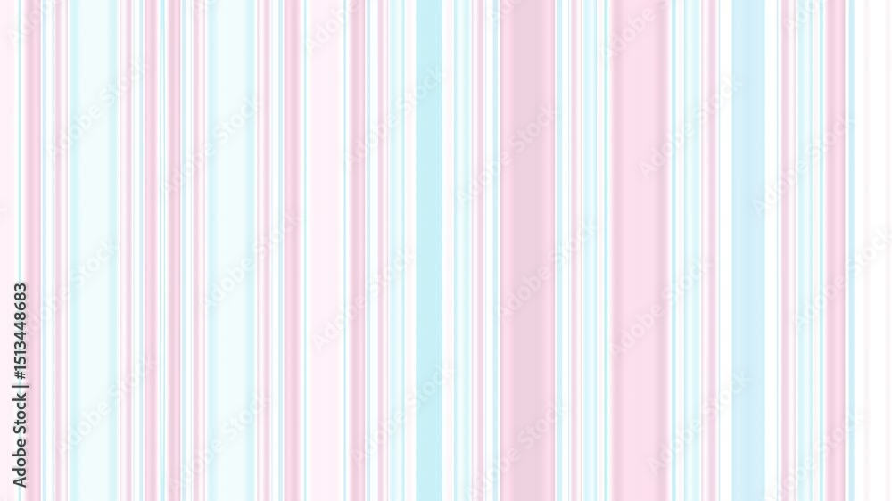 Poster Vibrant pastel stripes pattern – abstract. Loop video with soft colors vertical lines