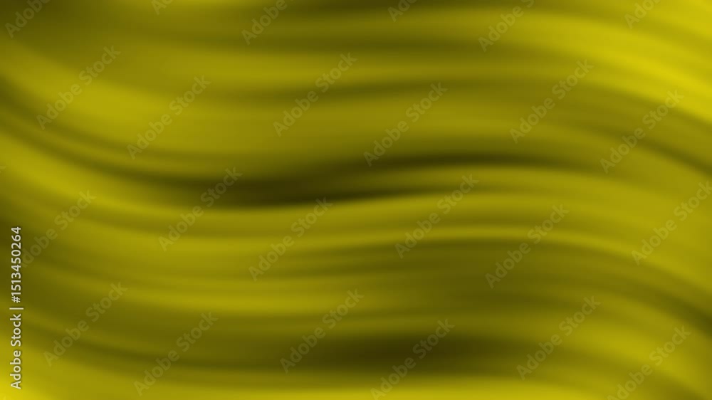 Poster a smooth, wavy yellow and green abstract background with a soft blurred effect, abstract texture gra