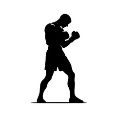 boxer silhouette 