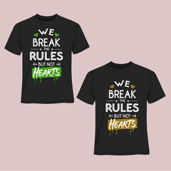 T-Shirt Design Mockup &ndash; Fashion Apparel Vector Template