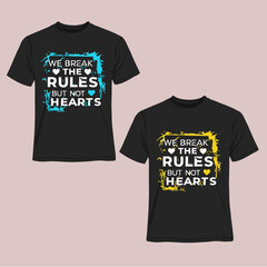 T-Shirt Design Mockup &ndash; Fashion Apparel Vector Template