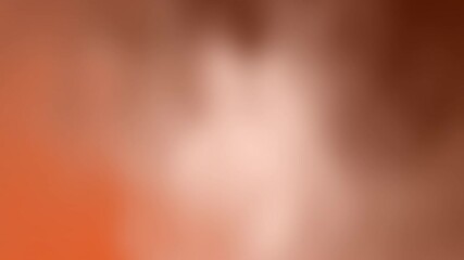 A soft, warm blurred abstract background in shades of orange and brown, Abstract texture Gradient motion Background animation.