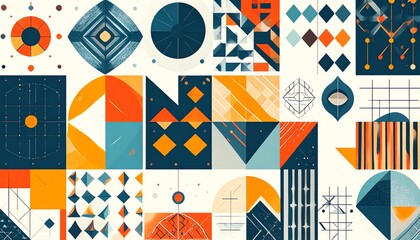 Abstract Geometric Pattern Background