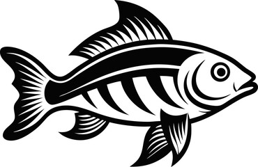 vector illustration of a fish