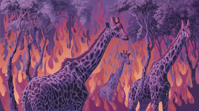 symbolic design for conceptual poetry | emotional collapse | lucid paranoia | copper light and shadow purple | symbolic verticality | burning giraffes | temporal liquefaction | symbolic shadow