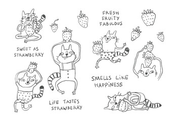 Sarcastic Doodle Line Art for Funny Tattoo Designs and Quirky Prints
