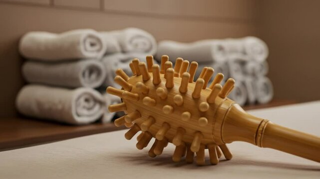 Bamboo Massage Tool for Summer Relaxation