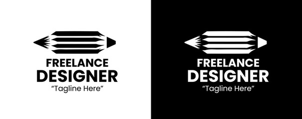 Minimalist Freelance Designer Logo for Branding and Digital Use