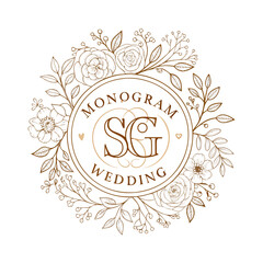 Design a bold, elegant vector logo for a wedding, featuring clean lines and a sophisticated aesthetic.  Include a subtle, high-impact stroke.