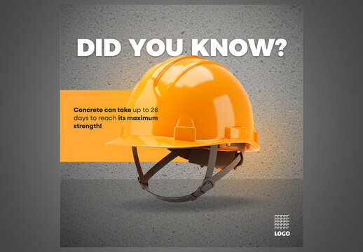 Civil Engineering Template Social Media