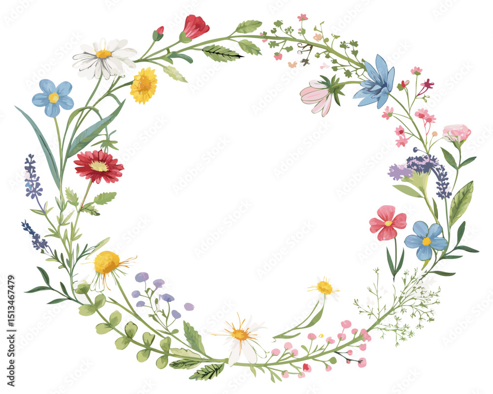 Poster design a bold, vector circular frame with a thick, impactful stroke. ensure clean lines and perfect 
