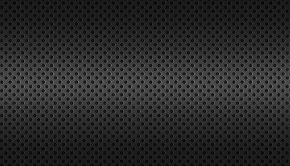 Black dot perforated metal texture for decoration