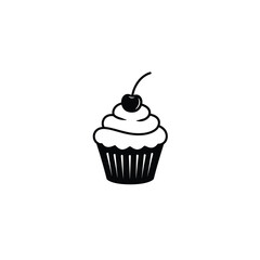 cupcake with cherry
