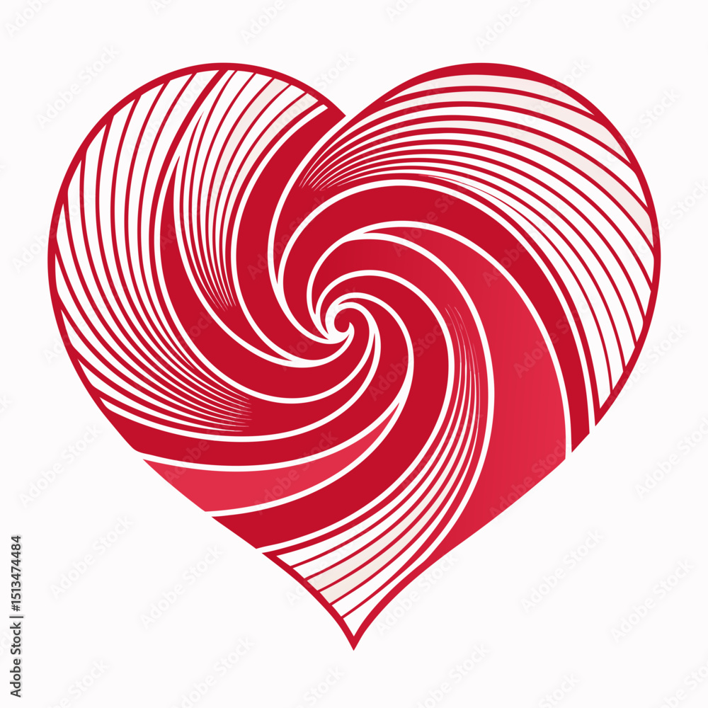 Poster design a bold, vector illustration of a rotating spiral, emphasizing a heavy, impactful stroke. the 