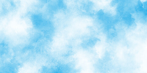 abstract blue watercolor grunge texture, Light sky blue shades watercolor background, he summer heaven is colorful clearing day blurred and grainy blue powder explosion on white background, 