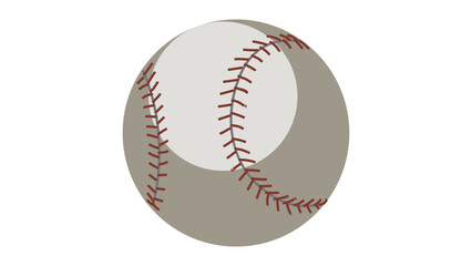 baseball ball isolated on white