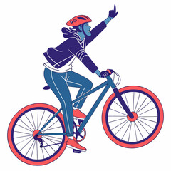 Obraz premium Bicycle Ride & New Qualityful Design Vector art 