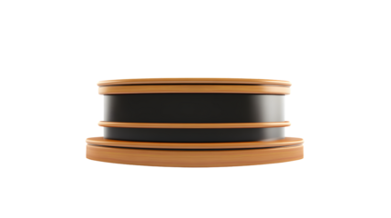 Professional Modular Display Podium Isolated on Tranasparent Background for Presentations and Exhibitions