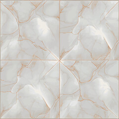 Fototapeta premium Light marble tile texture, pattern background - Vector illustration