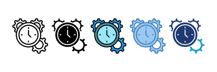 Clock Icon Element For Design