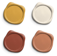 Artisan Neutral Wax Seal Collection with Vintage Style and Elegant Design