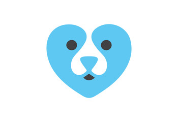 Dog Heart Health Icon Logo Design &ndash; Pet Wellness Symbol, Veterinary Care Vector Emblem, SVG File for Animal Health Branding