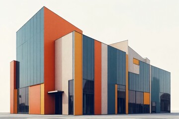 cargo containers isolated